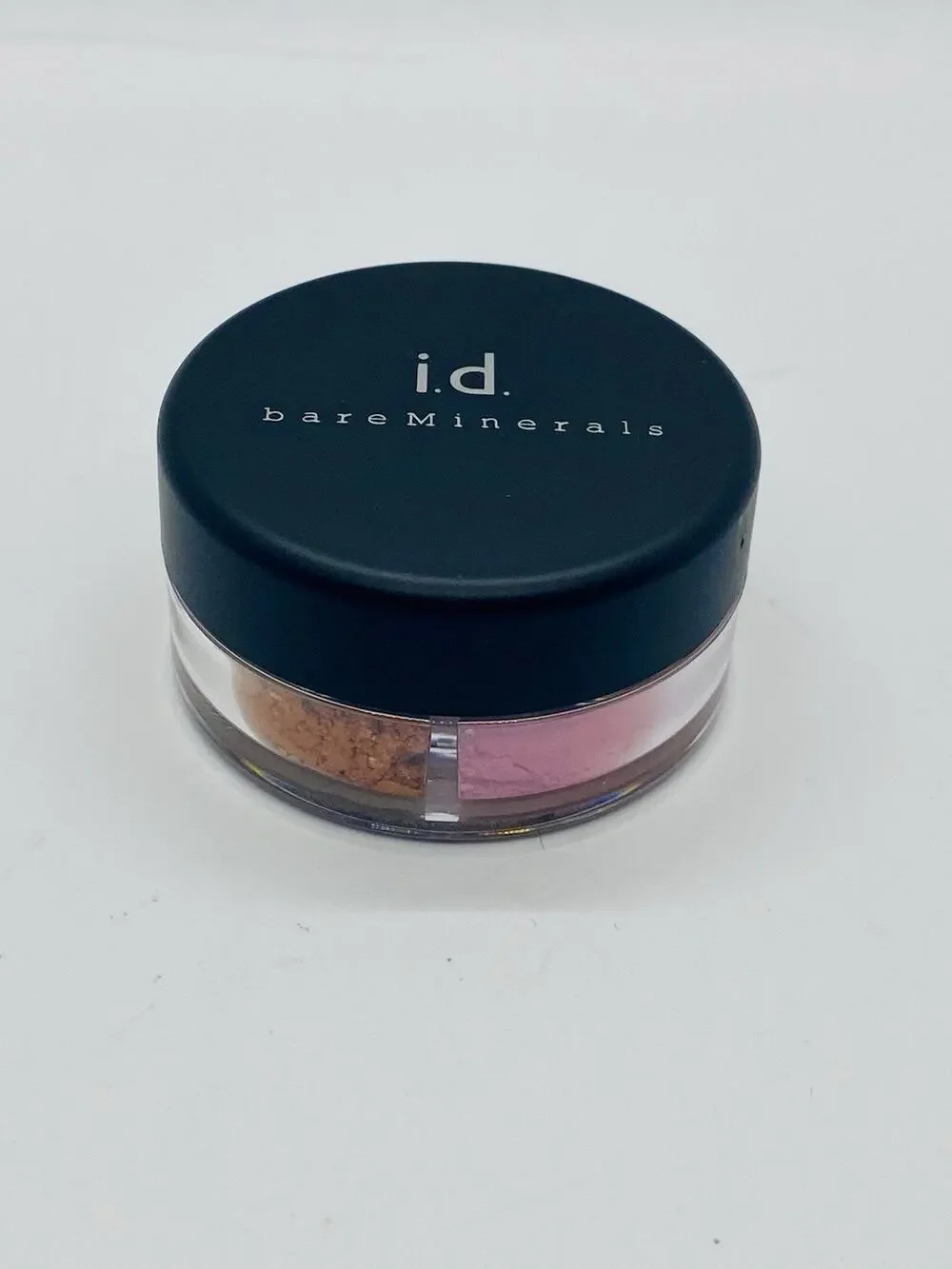 bareMinerals i.d. Compatible Duo Blush PINK ICE GINGER SPICE .06oz 2g New Sealed